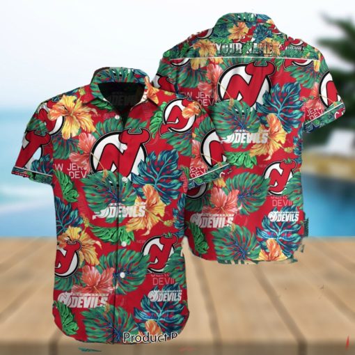 TRENDING NHL New Jersey Devils Special Hawaiian Design Button Shirt Jeysey