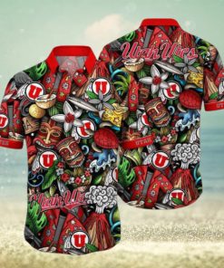 TRENDING Utah Utes NCAA2 Flower Hawaiian Shirt