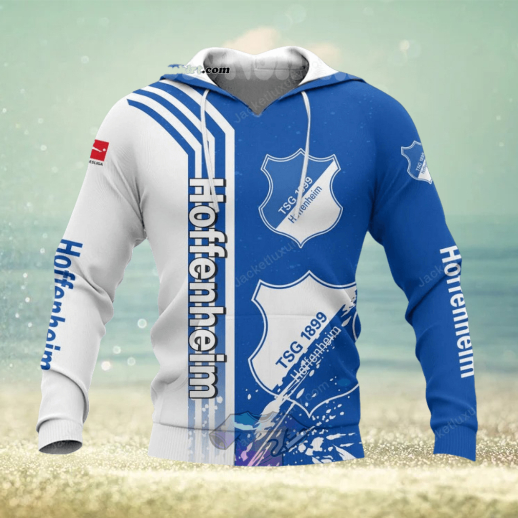 TSG 1899 Hoffenheim Blue White Pullover Hoodie TSG 1899 Hoffenheim Blue White Pullover Hoodie