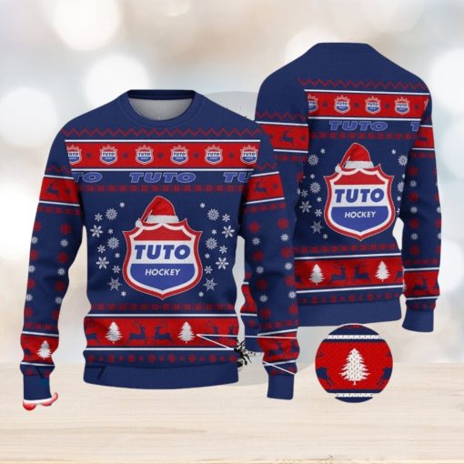 TUTO Hockey Ugly Christmas Sweater Ideal Gift For Fans