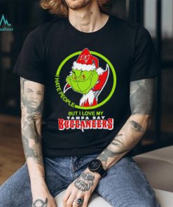 Tampa Bay Buccaneers I Hate People But I love My Santa Grinch Christmas Tshirt, hoodie, sweater, long sleeve and tank top Tampa Bay Buccaneers I Hate People But I love My Santa Grinch Christmas Tshirt
