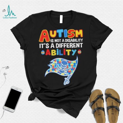 Tampa Bay Buccaneers NFL Autism Is Not A Disability 2024 Shirt