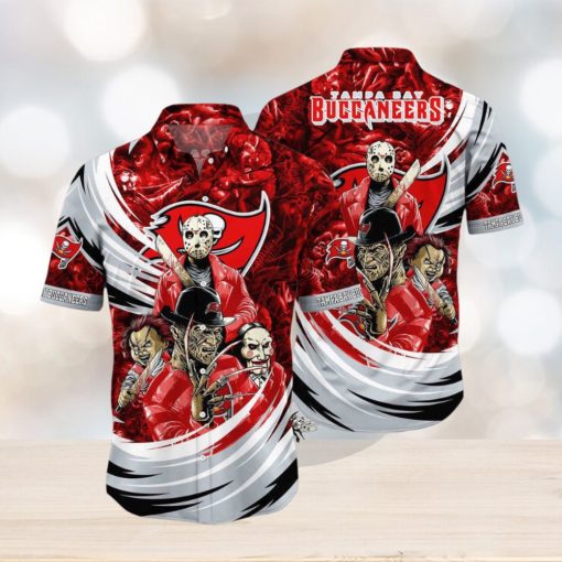 Tampa Bay Buccaneers NFL Halloween Horror Movies Hawaiian Shirts For Men And Women