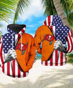 Tampa Bay Buccaneers NFL US Flag Team 3D Printed Hoodie
