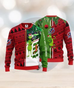 Tampa Bay Lightning Grinch & Scooby doo Christmas Ugly Sweater 1