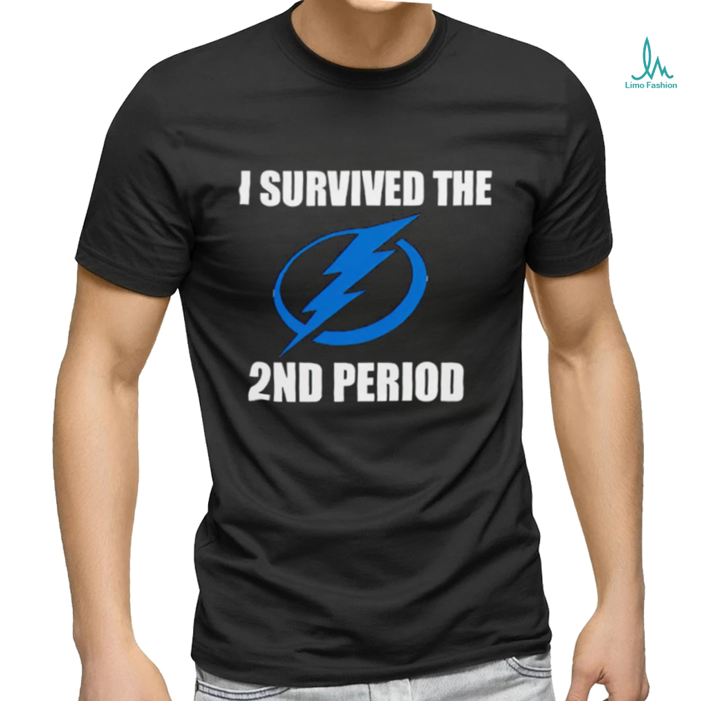 Tampa Bay Lightning I survived the 2nd period shirt Tampa Bay Lightning I survived the 2nd period shirt