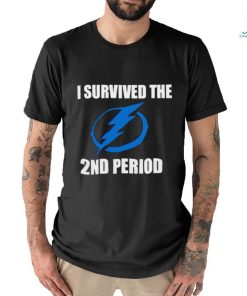 Tampa Bay Lightning I survived the 2nd period shirt