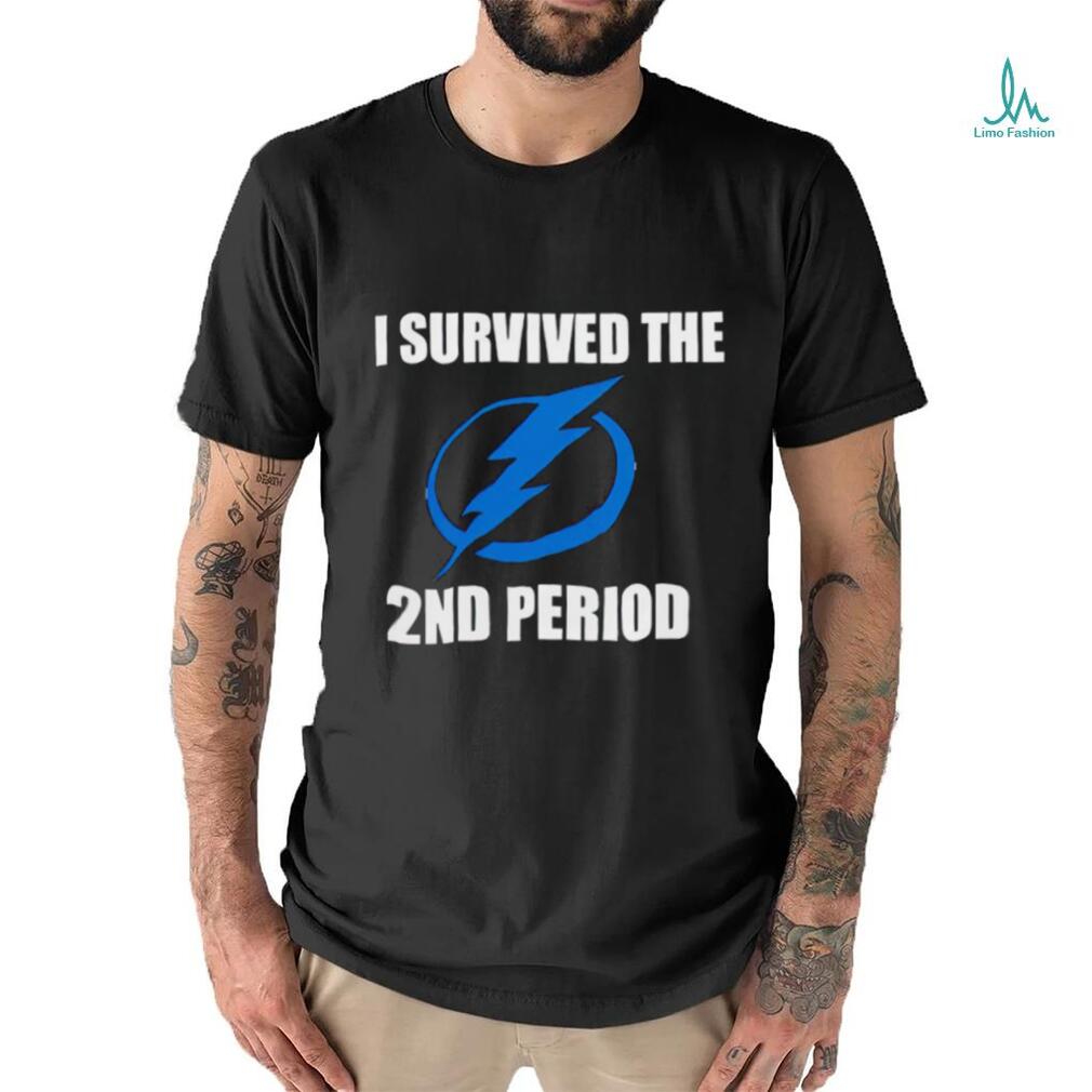 Tampa Bay Lightning I survived the 2nd period shirt Tampa Bay Lightning I survived the 2nd period shirt