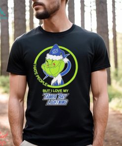 Tampa Bay Lightning NHL The Grinch I Hate People But I Love My Boston Bruins Shirt