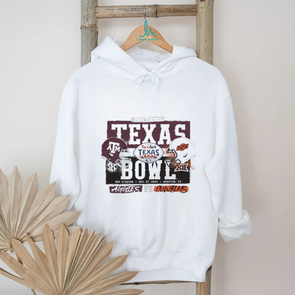 TaxAct Texas A&M vs OSU Cowboys 2023 Head to Head Bowl Shirt TaxAct Texas A&M vs OSU Cowboys 2023 Head to Head Bowl Shirt