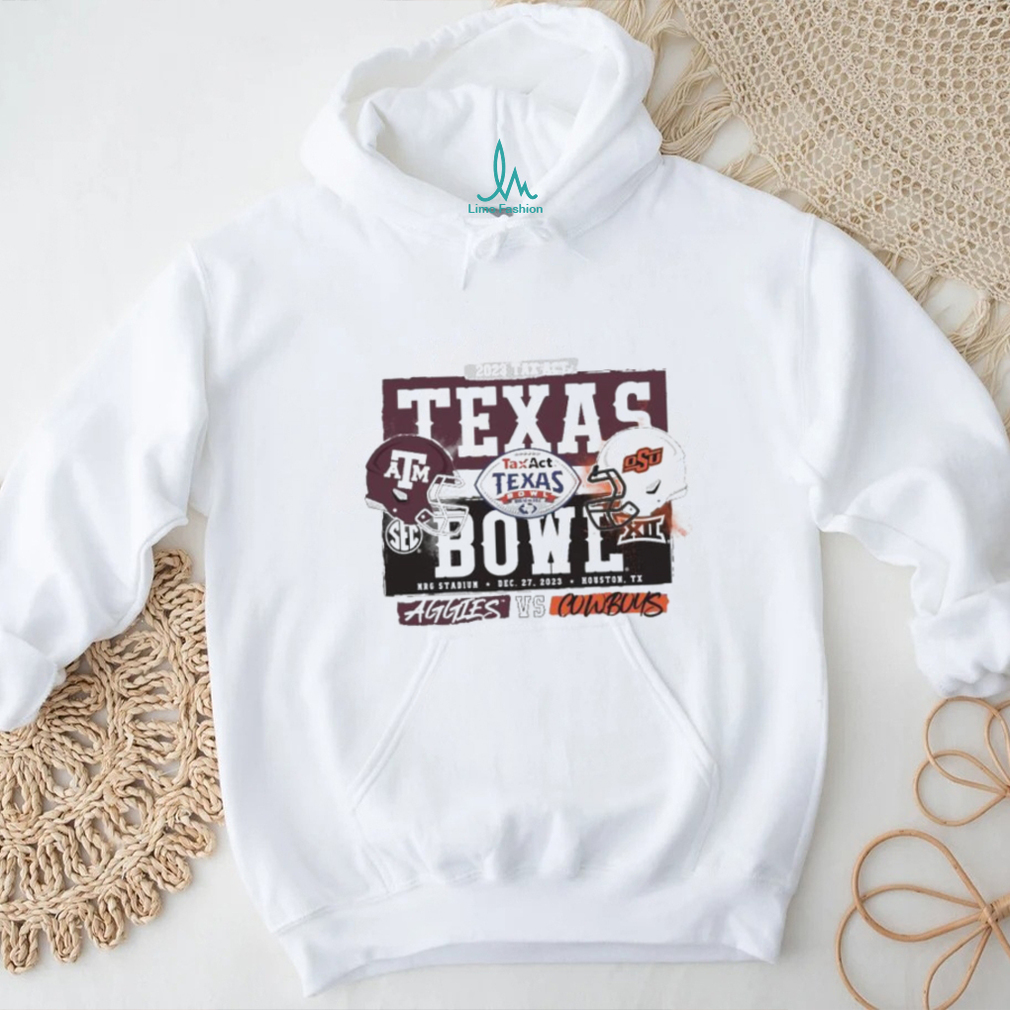 TaxAct Texas A&M vs OSU Cowboys 2023 Head to Head Bowl Shirt TaxAct Texas A&M vs OSU Cowboys 2023 Head to Head Bowl Shirt