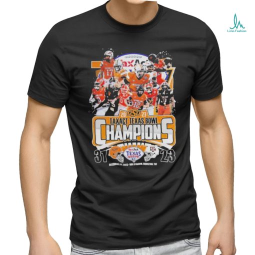 Taxact Texas Bowl Team Champions 2023 Oklahoma State Cowboys Shirt
