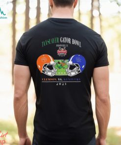 Taxslayer Gator Bowl 2023 Clemson Tigers Vs Kentucky University Tiaa Bank Field Jacksonville Fl College Bowl Games Head To Head Helmet T shirt