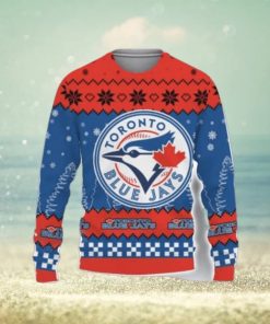 Team Logo Toronto Blue Jays Ugly Christmas Sweater