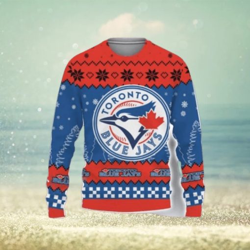 Team Logo Toronto Blue Jays Ugly Christmas Sweater