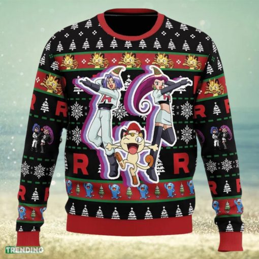 Team Rocket Pokemon Ugly Christmas Sweater Funny Gift Ideas Christmas