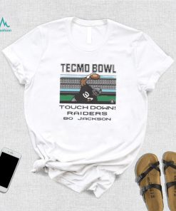 Tecmo Bowl Raiders Bo Jackson Retro Las Vegas Raiders T Shirt, hoodie, sweater, long sleeve and tank top Tecmo Bowl Raiders Bo Jackson Retro Las Vegas Raiders T Shirt