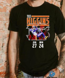 Tee Higgins Gin 27 Min 24 signature shirt