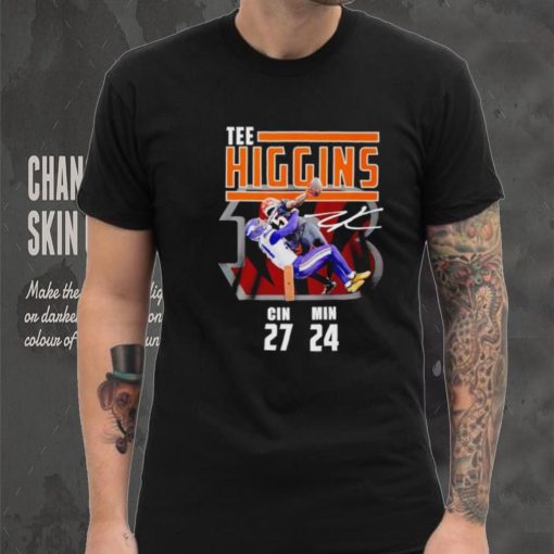 Tee Higgins Gin 27 Min 24 signature shirt