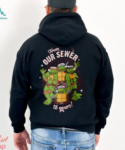 Teenage Mutant Ninja Turtles From Our Sewer to Yours Red Mens Christmas T Shirt