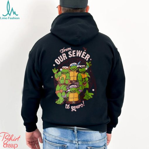 Teenage Mutant Ninja Turtles From Our Sewer to Yours Red Mens Christmas T Shirt