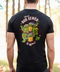 Teenage Mutant Ninja Turtles From Our Sewer to Yours Red Mens Christmas T Shirt