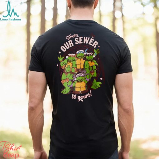 Teenage Mutant Ninja Turtles From Our Sewer to Yours Red Mens Christmas T Shirt