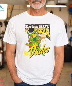 Teenage Mutant Ninja Turtles Pizza Dudes Mens White Short Sleeved T Shirt