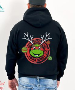 Teenage Mutant Ninja Turtles Raphael Ninja Spirit Mens Christmas Black T Shirt