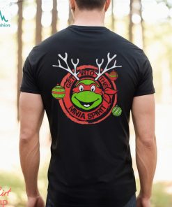 Teenage Mutant Ninja Turtles Raphael Ninja Spirit Mens Christmas Black T Shirt