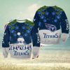 Tennessee Titans Christmas Santa Ugly Sweater For Fans AOP Gift Holidays