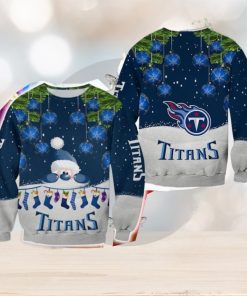 Tennessee Titans Christmas Santa Ugly Sweater For Fans AOP Gift Holidays