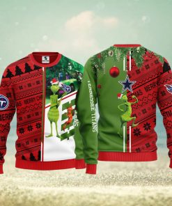 Tennessee Titans Grinch & Scooby Doo Christmas Ugly Sweater