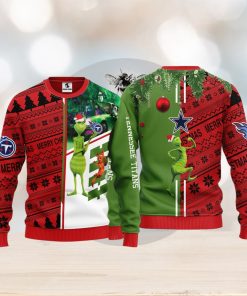 Tennessee Titans Grinch & Scooby Doo Christmas Ugly Sweater