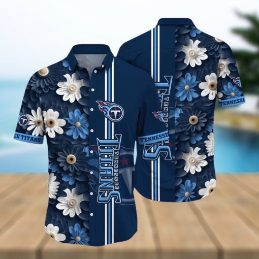 Tennessee Titans Hawaii Shirt Flower Sporty And Stylish