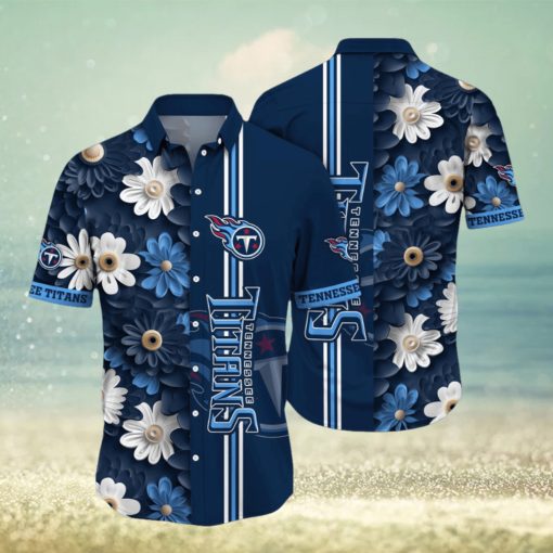 Tennessee Titans Hawaii Shirt Flower Sporty And Stylish