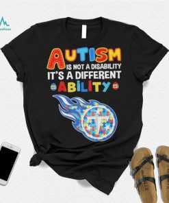 Tennessee Titans NFL Autism Is Not A Disability 2024 Shirt