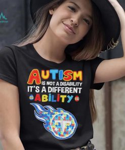 Tennessee Titans NFL Autism Is Not A Disability 2024 Shirt