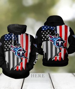 Tennessee Titans NFL US Flag Team 3D Printed Hoodie