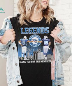 Tennessee Titans Steve McNair Vs Frank Wycheck Legends Thank You For The Memories Signatures Shirt