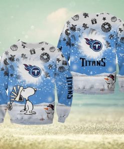 Tennessee Titans Xmas Snoopy Ugly Sweater For Fans Best Gift Christmas