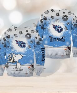 Tennessee Titans Xmas Snoopy Ugly Sweater For Fans Best Gift Christmas