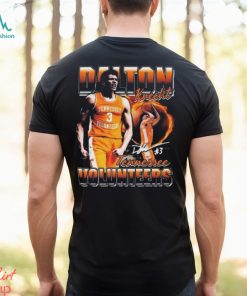Tennessee Volunteers Basketball Dalton Knecht Vintage Signature T shirt