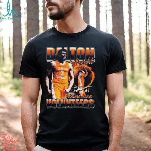 Tennessee Volunteers Basketball Dalton Knecht Vintage Signature T shirt