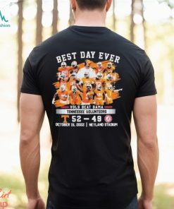 Tennessee Volunteers Best Day Ever Vols Beat Bama T Shirt