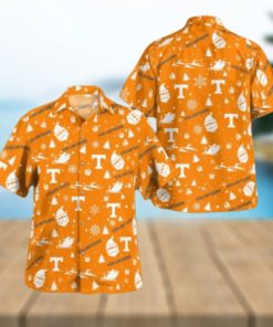 Tennessee Volunteers Christmas Pattern Button Shirt, Tennessee Volunteers Merch