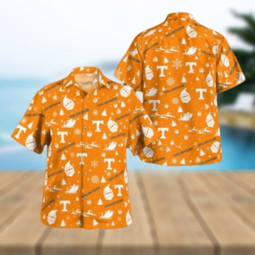 Tennessee Volunteers Christmas Pattern Button Shirt, Tennessee Volunteers Merch