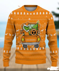 Tennessee Volunteers Christmas Sweater Grinch Driving Funny Gift Fans
