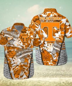 Tennessee Volunteers Fishing Short Sleeve Button Up Tropical Hawaiian Shirt