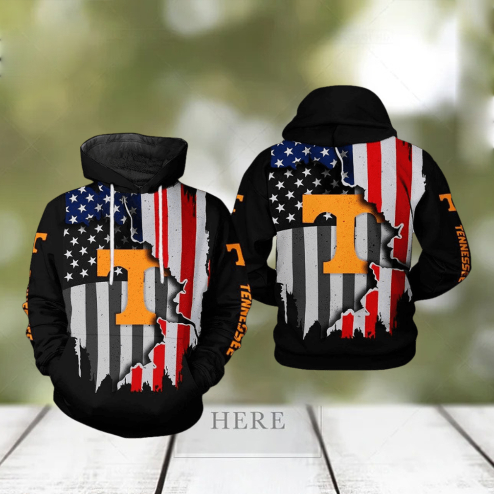 Tennessee Volunteers NCAA US Flag 3D Printed Hoodie Ver 1 Tennessee Volunteers NCAA US Flag 3D Printed Hoodie Ver 1